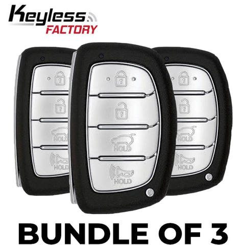 3 x 2014-2015 Hyundai Tucson / 4-Button Remote Smart Key / PN: 95440-2S600 / TQ8-FOB-4F03 (BUNDLE OF 3) - UHS Hardware 3 x 2014-2015 Hyundai Tucson / 4-Button Remote Smart Key / PN: 95440-2S600 / TQ8-FOB-4F03 (BUNDLE OF 3) - UHS Hardware