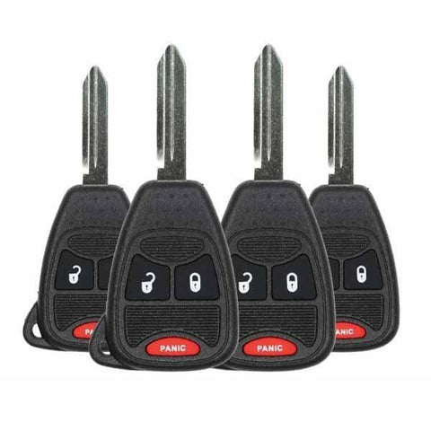 4 X 2004-2007 Chrysler Dodge / 3-Button Remote Head Key Pn: 5183675Aa M3N5Wy72Xx (Oem) (Bundle Of 4) 4 X 2004-2007 Chrysler Dodge / 3-Button Remote Head Key Pn: 5183675Aa M3N5Wy72Xx (Oem) (Bundle Of 4)
