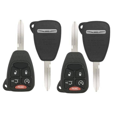 4 X 2007-2013 Chrysler Aspen Sebring 200 / 5-Button Remote Head Key Pn: 68273344Aa Oht692427Aa (Oem) 4 X 2007-2013 Chrysler Aspen Sebring 200 / 5-Button Remote Head Key Pn: 68273344Aa Oht692427Aa (Oem)