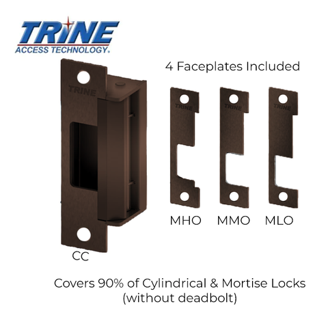 Trine - 4100 - 4-7/8” Electric Strike - One Box Solution - Fire Rated ANSI - Optional Finish - Grade 1 - UHS Hardware Trine - 4100 - 4-7/8” Electric Strike - One Box Solution - Fire Rated ANSI - Optional Finish - Grade 1 - UHS Hardware