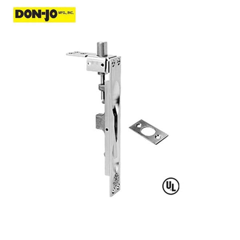 Don-Jo - 1557 - Flush Bolt - 6-3/4" Length - 1" Width - UHS Hardware Don-Jo - 1557 - Flush Bolt - 6-3/4" Length - 1" Width - UHS Hardware