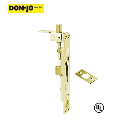 Don-Jo - 1557 - Flush Bolt - 6-3/4" Length - 1" Width - Optional Finish - UHS Hardware Don-Jo - 1557 - Flush Bolt - 6-3/4" Length - 1" Width - Optional Finish - UHS Hardware