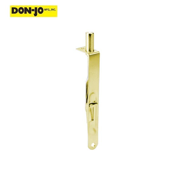 Don-Jo - 1640R - Flush Bolt - 6" Length - 3/4" Width - Optional Finish - UHS Hardware Don-Jo - 1640R - Flush Bolt - 6" Length - 3/4" Width - Optional Finish - UHS Hardware