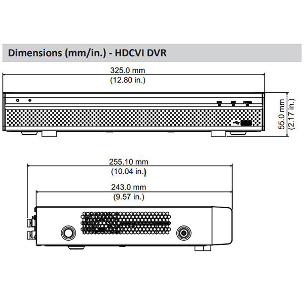 Dahua / HDCVI DVR Kit / 4 Channels / Penta-brid / 4 x 2MP, Mini Eyeball / 4K / 2 TB HDD /DH-C542E42A - UHS Hardware Dahua / HDCVI DVR Kit / 4 Channels / Penta-brid / 4 x 2MP, Mini Eyeball / 4K / 2 TB HDD /DH-C542E42A - UHS Hardware