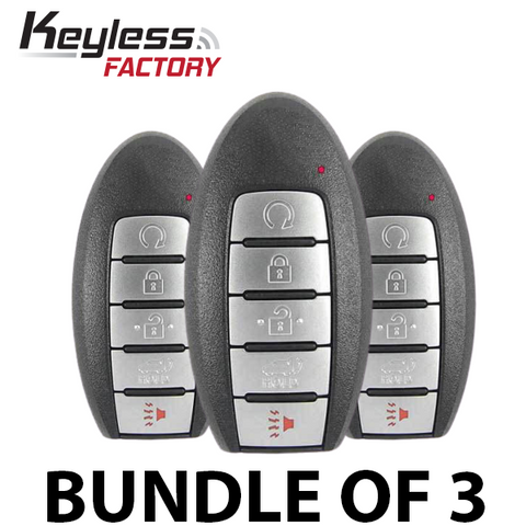 3 x 2019-2020 Nissan Pathfinder Murano / 5-Button Smart Key / PN: 285E3-9UF7A / KR5TXN7 (BUNDLE OF 3) - UHS Hardware 3 x 2019-2020 Nissan Pathfinder Murano / 5-Button Smart Key / PN: 285E3-9UF7A / KR5TXN7 (BUNDLE OF 3) - UHS Hardware