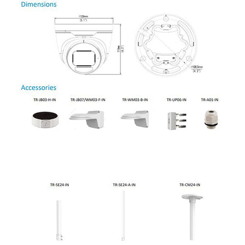 Uniview / IP Cameras / Eyeball / 2.7-13.5mm AF Automatic Focusing and Motorized Zoom Lens / 5MP / Smart IR / IP67 / IK10 / WDR / UNV-3635SB-ADZK-I0 - UHS Hardware Uniview / IP Cameras / Eyeball / 2.7-13.5mm AF Automatic Focusing and Motorized Zoom Lens / 5MP / Smart IR / IP67 / IK10 / WDR / UNV-3635SB-ADZK-I0 - UHS Hardware