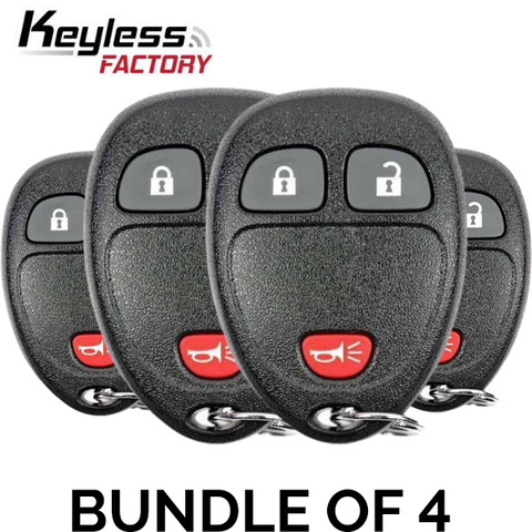 4 x 2007-2017 GM / 3-Button Keyless Entry Remote / OUC60270 (BUNDLE OF 4) - UHS Hardware 4 x 2007-2017 GM / 3-Button Keyless Entry Remote / OUC60270 (BUNDLE OF 4) - UHS Hardware