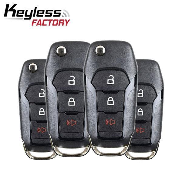 2015-2019 Ford / 3-Button Flip Key / PN: 164-R8130 / N5F-A08TAA (Pack of 4) - UHS Hardware 2015-2019 Ford / 3-Button Flip Key / PN: 164-R8130 / N5F-A08TAA (Pack of 4) - UHS Hardware