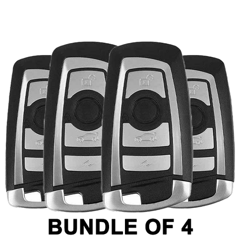 4x 2009-2014 BMW 3 / 4 / 5 Series / 4-Button Smart Key / CAS 4+ / FEM / EWS5 (315 Mhz) (BUNDLE OF 4) - UHS Hardware 4x 2009-2014 BMW 3 / 4 / 5 Series / 4-Button Smart Key / CAS 4+ / FEM / EWS5 (315 Mhz) (BUNDLE OF 4) - UHS Hardware