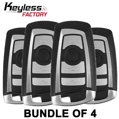 4x 2009-2014 BMW 3 / 4 / 5 Series / 4-Button Smart Key / CAS 4+ / FEM / EWS5 (315 Mhz) (BUNDLE OF 4) - UHS Hardware 4x 2009-2014 BMW 3 / 4 / 5 Series / 4-Button Smart Key / CAS 4+ / FEM / EWS5 (315 Mhz) (BUNDLE OF 4) - UHS Hardware