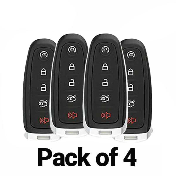 2011-2020 Ford / 5-Button PEPS  Smart Key  / PN: 164-R8092 / M3N5WY8609 (Bundle of 4) - UHS Hardware 2011-2020 Ford / 5-Button PEPS  Smart Key  / PN: 164-R8092 / M3N5WY8609 (Bundle of 4) - UHS Hardware