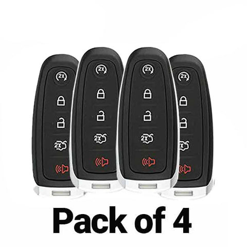 2011-2020 Ford / 5-Button PEPS  Smart Key  / PN: 164-R8092 / M3N5WY8609 (Bundle of 4) - UHS Hardware 2011-2020 Ford / 5-Button PEPS  Smart Key  / PN: 164-R8092 / M3N5WY8609 (Bundle of 4) - UHS Hardware