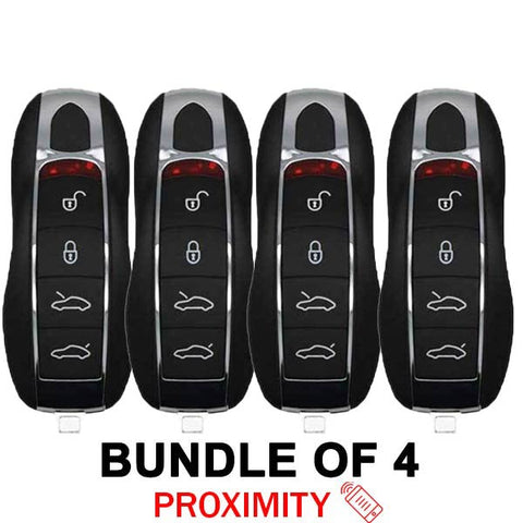 4 x 2010-2017 Porsche / 4-Button Smart Key / KR55WK50138 / Porsche Entry System / 315 MHz (AFTERMARKET) (Bundle of 4) 4 x 2010-2017 Porsche / 4-Button Smart Key / KR55WK50138 / Porsche Entry System / 315 MHz (AFTERMARKET) (Bundle of 4)