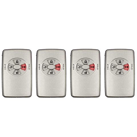 2005-2007 Toyota Avalon / 4-Button Smart Key / PN: 89904-07030 / HYQ14AAF (AFTERMARKET) (BUNDLE OF 4) - UHS Hardware 2005-2007 Toyota Avalon / 4-Button Smart Key / PN: 89904-07030 / HYQ14AAF (AFTERMARKET) (BUNDLE OF 4) - UHS Hardware