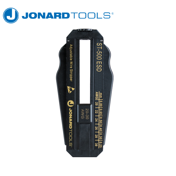 Jonard Tools - Adjustable Wire Stripper - 20-30 AWG - ESD Safe - UHS Hardware Jonard Tools - Adjustable Wire Stripper - 20-30 AWG - ESD Safe - UHS Hardware