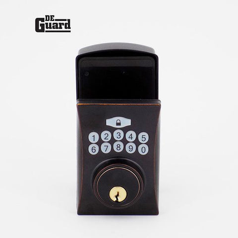 Electronic Keypad Keyed Deadbolt - Grade 3 - Oil Rubbed Bronze (SC1/KW1) - UHS Hardware Electronic Keypad Keyed Deadbolt - Grade 3 - Oil Rubbed Bronze (SC1/KW1) - UHS Hardware