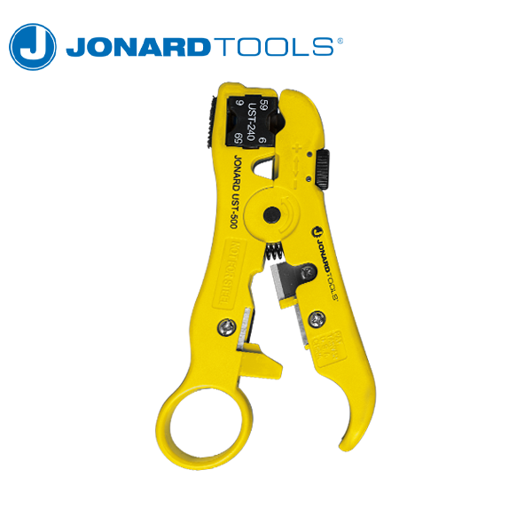 Jonard Tools - UST-540 - Universal Cable Stripping Tool w/ Cable Stop - UHS Hardware Jonard Tools - UST-540 - Universal Cable Stripping Tool w/ Cable Stop - UHS Hardware