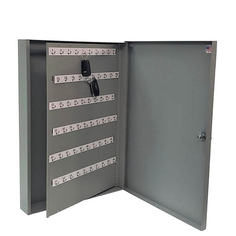 Lund - 551-F - Automotive Key Cabinet - Optional Capacity - 18 Gauge Steel - Grey Powder Coat Finish Lund - 551-F - Automotive Key Cabinet - Optional Capacity - 18 Gauge Steel - Grey Powder Coat Finish