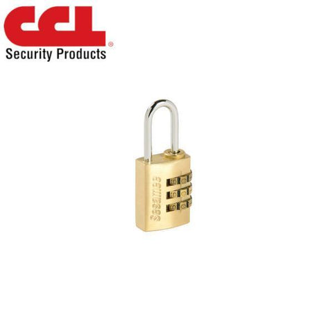 CCL Sesamee DIY / 3-Dial 16520 Combination Padlock / 20mm / Gold - UHS Hardware CCL Sesamee DIY / 3-Dial 16520 Combination Padlock / 20mm / Gold - UHS Hardware