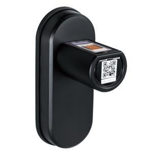 Ai.one Smart Lock – Biometric Fingerprint Lock – w/ Remote – Latch + Bolt – Black (WE.LOCK) - UHS Hardware Ai.one Smart Lock – Biometric Fingerprint Lock – w/ Remote – Latch + Bolt – Black (WE.LOCK) - UHS Hardware