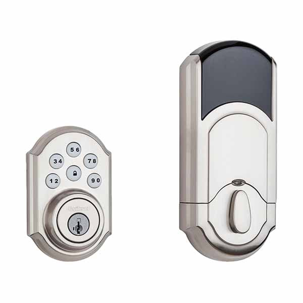 Kwikset - 910 SmartCode Traditional Electronic Deadbolt with Z-Wave Technology - Satin Nickel Finish - UHS Hardware Kwikset - 910 SmartCode Traditional Electronic Deadbolt with Z-Wave Technology - Satin Nickel Finish - UHS Hardware