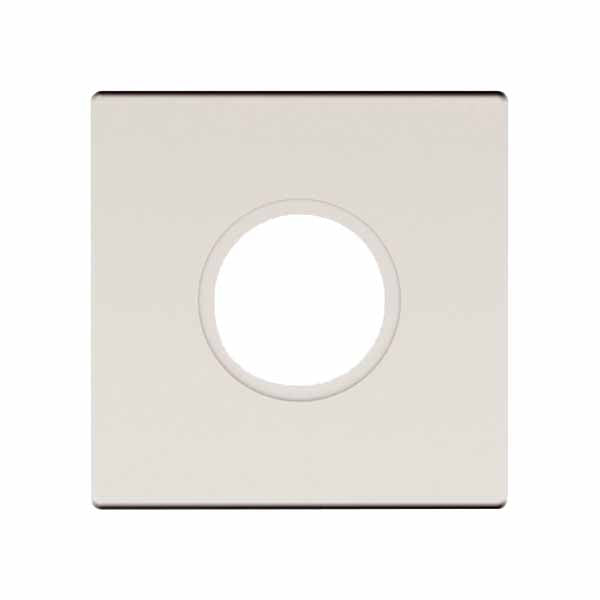 Baldwin - Pair of Estate Rosettes - Dummy Function - Satin Nickel - UHS Hardware