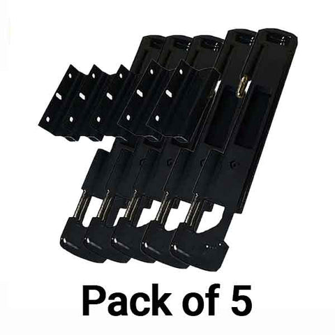 5 x CAL Double Bolt Lock - Sliding Glass Door Lock - Jet Black Finish - UHS Hardware 5 x CAL Double Bolt Lock - Sliding Glass Door Lock - Jet Black Finish - UHS Hardware