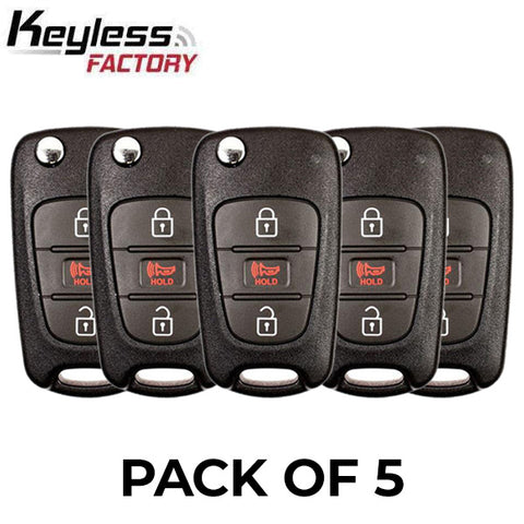 5 x 2010-2012 Kia Soul / 3-Button Flip Key / PN: 95430-2K250 / NY0SEKSAM11ATX (AM11MY) (AFTERMARKET) ( Pack of 5 ) 5 x 2010-2012 Kia Soul / 3-Button Flip Key / PN: 95430-2K250 / NY0SEKSAM11ATX (AM11MY) (AFTERMARKET) ( Pack of 5 )