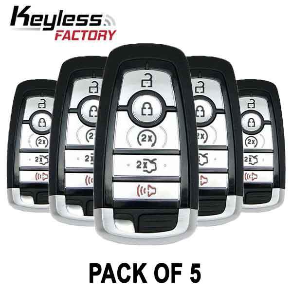 5 x 2017-2022 Ford / 5-Button Smart Key / PN: 5929500 / M3N