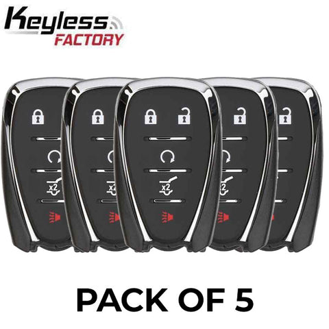 5 x 2018-2022 Chevrolet Equinox / 5-Button Smart Key / PN: 13584498 / HYQ4AA (AFTERMARKET) (Pack of 5) 5 x 2018-2022 Chevrolet Equinox / 5-Button Smart Key / PN: 13584498 / HYQ4AA (AFTERMARKET) (Pack of 5)