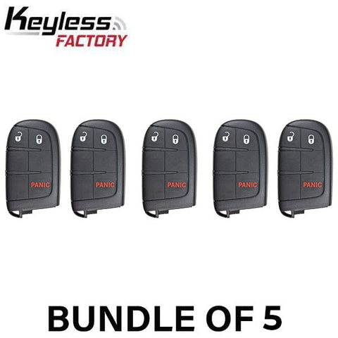 2017-2021 Jeep Compass / 3-Button Smart Key / PN: 68250335AB / M3N-40821302 (AFTERMARKET) (BUNDLE OF 5) - UHS Hardware 2017-2021 Jeep Compass / 3-Button Smart Key / PN: 68250335AB / M3N-40821302 (AFTERMARKET) (BUNDLE OF 5) - UHS Hardware