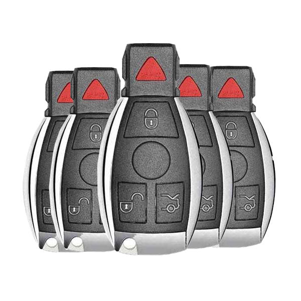 5 x 1997-2014 Mercedes Benz / 4-Button Fobik Key / IYZ-3312 / 315 MHz (Double Battery) (AFTERMARKET) (PACK OF 5) - UHS Hardware 5 x 1997-2014 Mercedes Benz / 4-Button Fobik Key / IYZ-3312 / 315 MHz (Double Battery) (AFTERMARKET) (PACK OF 5) - UHS Hardware