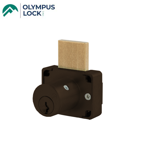 Olympus - 200DW - Drawer Deadbolt Lock - N Series National - D4291 4-pin - Key Retaining - Optional Cylinder Length - Standard Length Bolt - Oil Rubbed Bronze - Optional Keying - Grade 1 - UHS Hardware Olympus - 200DW - Drawer Deadbolt Lock - N Series National - D4291 4-pin - Key Retaining - Optional Cylinder Length - Standard Length Bolt - Oil Rubbed Bronze - Optional Keying - Grade 1 - UHS Hardware