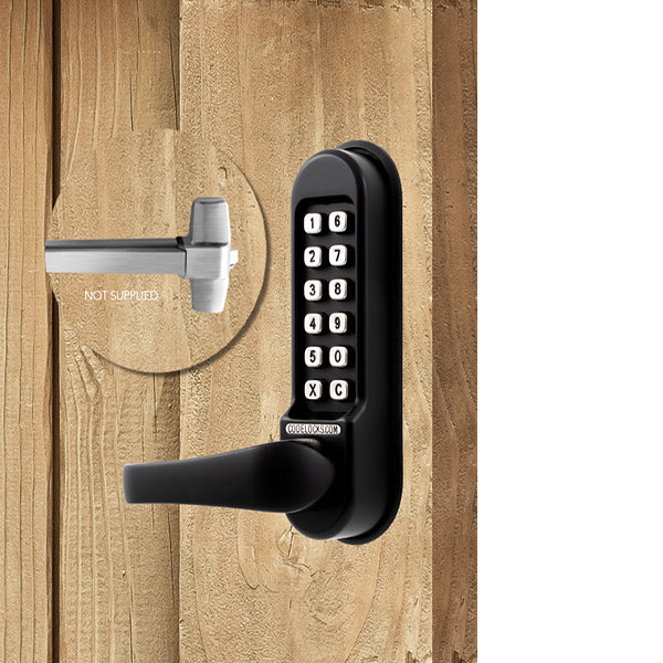 Code Locks - CL500 - Mechanical Lock Trim - Heavy Duty - Optional Backset - Panic Access Kit - Optional Finish - UHS Hardware Code Locks - CL500 - Mechanical Lock Trim - Heavy Duty - Optional Backset - Panic Access Kit - Optional Finish - UHS Hardware