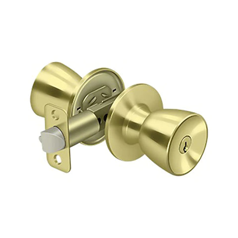 Deltana - St. Thomas Knob Entry - 2-3/8" Backset - 1-3/8" - 2" Door Thickness - Universal Handing - Optional Finish Deltana - St. Thomas Knob Entry - 2-3/8" Backset - 1-3/8" - 2" Door Thickness - Universal Handing - Optional Finish