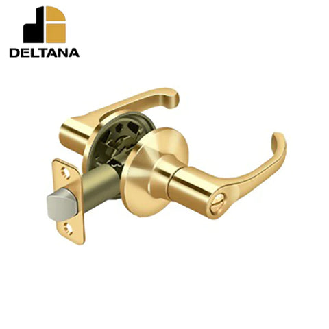 Deltana - Manchester Lever Privacy - 2-3/8" Backset - 1-3/8" - 2" Door Thickness - Universal Handing - Optional Finish Deltana - Manchester Lever Privacy - 2-3/8" Backset - 1-3/8" - 2" Door Thickness - Universal Handing - Optional Finish