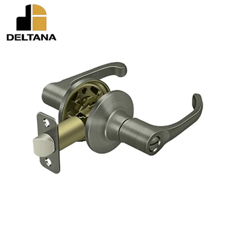Deltana - Manchester Lever Privacy - 2-3/8" Backset - 1-3/8" - 2" Door Thickness - Universal Handing - Optional Finish Deltana - Manchester Lever Privacy - 2-3/8" Backset - 1-3/8" - 2" Door Thickness - Universal Handing - Optional Finish