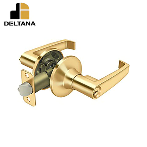 Deltana - Linstead Lever Entry - 2-3/8" Backset - 1-3/8" - 2" Door Thickness - Universal Handing - Optional Finish Deltana - Linstead Lever Entry - 2-3/8" Backset - 1-3/8" - 2" Door Thickness - Universal Handing - Optional Finish