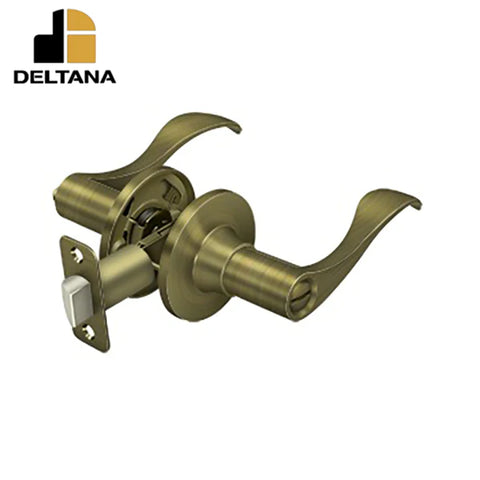 Deltana - Savanna Lever Privacy - 2-3/8" Backset - 1-3/8" - 2" Door Thickness - Right Handed - Optional Finish Deltana - Savanna Lever Privacy - 2-3/8" Backset - 1-3/8" - 2" Door Thickness - Right Handed - Optional Finish