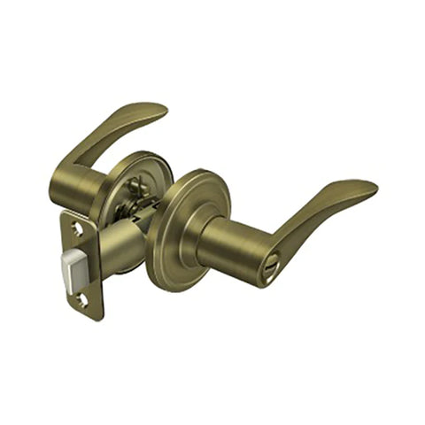 Deltana - Trelawny Lever Privacy - 2-3/8" Backset - 1-3/8" - 2" Door Thickness - Right Handed - Optional Finish Deltana - Trelawny Lever Privacy - 2-3/8" Backset - 1-3/8" - 2" Door Thickness - Right Handed - Optional Finish