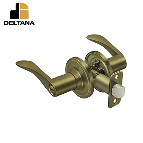 Deltana - Trelawny Lever Privacy - 2-3/8" Backset - 1-3/8" - 2" Door Thickness - Left Handed - Optional Finish Deltana - Trelawny Lever Privacy - 2-3/8" Backset - 1-3/8" - 2" Door Thickness - Left Handed - Optional Finish