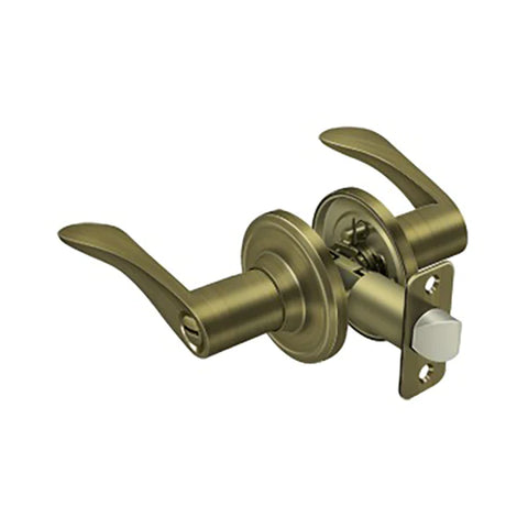 Deltana - Trelawny Lever Privacy - 2-3/8" Backset - 1-3/8" - 2" Door Thickness - Left Handed - Optional Finish Deltana - Trelawny Lever Privacy - 2-3/8" Backset - 1-3/8" - 2" Door Thickness - Left Handed - Optional Finish