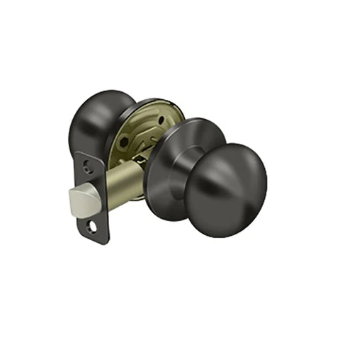 Deltana - Portland Knob Passage - 2-3/8" Backset - 1 3/8" - 1-3/4" Door Thickness - Universal Handing - Optional Finish Deltana - Portland Knob Passage - 2-3/8" Backset - 1 3/8" - 1-3/4" Door Thickness - Universal Handing - Optional Finish