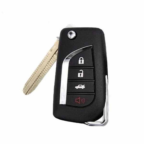 Toyota 2004-2010 / 4-Button Flip Key NEW STYLE / GQ43VT20T (67 Chip) / (RFK-TOY-20T-4) - UHS Hardware Toyota 2004-2010 / 4-Button Flip Key NEW STYLE / GQ43VT20T (67 Chip) / (RFK-TOY-20T-4) - UHS Hardware