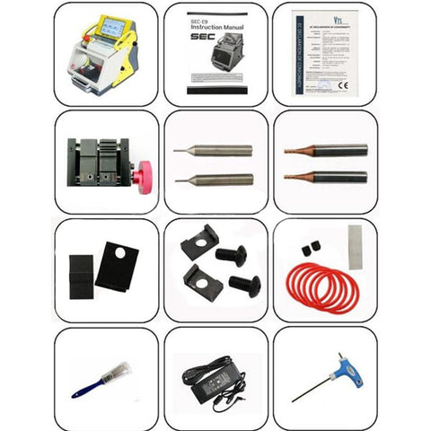 Tablet Cutting Machine - SEC-E9 Automatic Key Cutting Tool Tablet Cutting Machine - SEC-E9 Automatic Key Cutting Tool