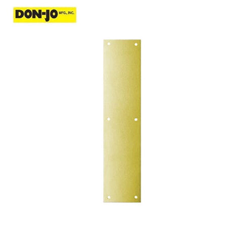 Don-Jo - 72 - Push Plate - Optional Finish - UHS Hardware Don-Jo - 72 - Push Plate - Optional Finish - UHS Hardware