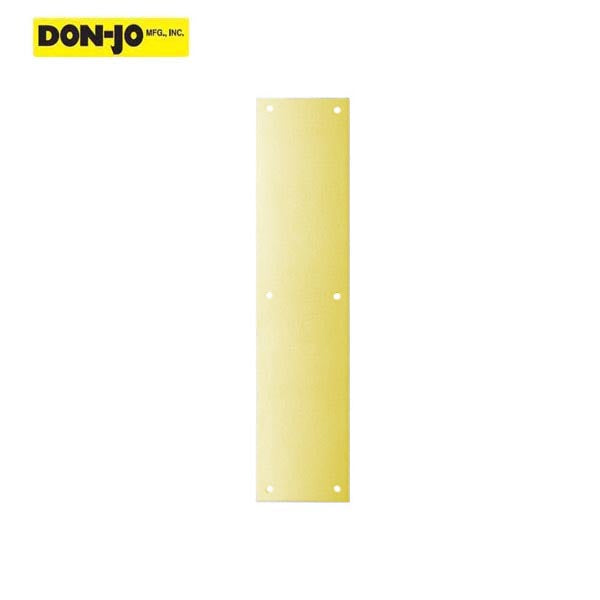 Don-Jo - 72 - Push Plate - Optional Finish - UHS Hardware Don-Jo - 72 - Push Plate - Optional Finish - UHS Hardware