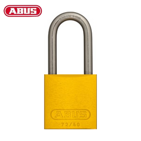 Abus - 08400 - Padlock Aluminum 72/40Hb40 - 1-1/2" Shackle - Optional Keying - Optional Finish - Optional Number Of Locks - UHS Hardware Abus - 08400 - Padlock Aluminum 72/40Hb40 - 1-1/2" Shackle - Optional Keying - Optional Finish - Optional Number Of Locks - UHS Hardware