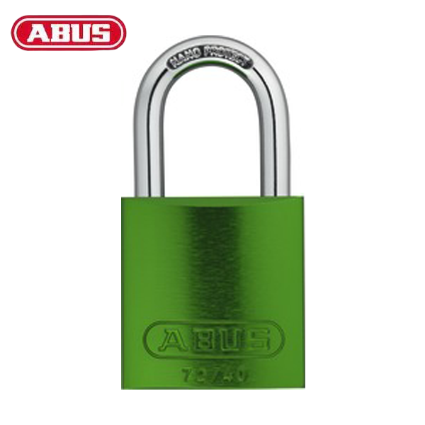 Abus - 08302 - Padlock Aluminum 72/40 - 1" Shackle - Optional Keying - Optional Finish - Optional Number Of Locks - UHS Hardware Abus - 08302 - Padlock Aluminum 72/40 - 1" Shackle - Optional Keying - Optional Finish - Optional Number Of Locks - UHS Hardware