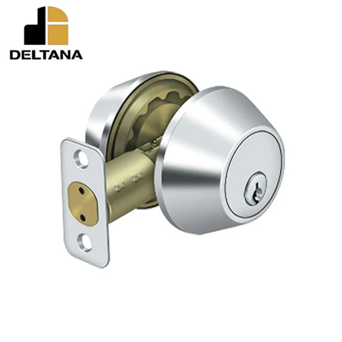 Deltana - Double Cylinder Deadbolt - Grade 3 - KA2 Heavy Duty - 2-3/8" Backset - 1 3/8" - 2" Door Thickness - Optional Finish Deltana - Double Cylinder Deadbolt - Grade 3 - KA2 Heavy Duty - 2-3/8" Backset - 1 3/8" - 2" Door Thickness - Optional Finish
